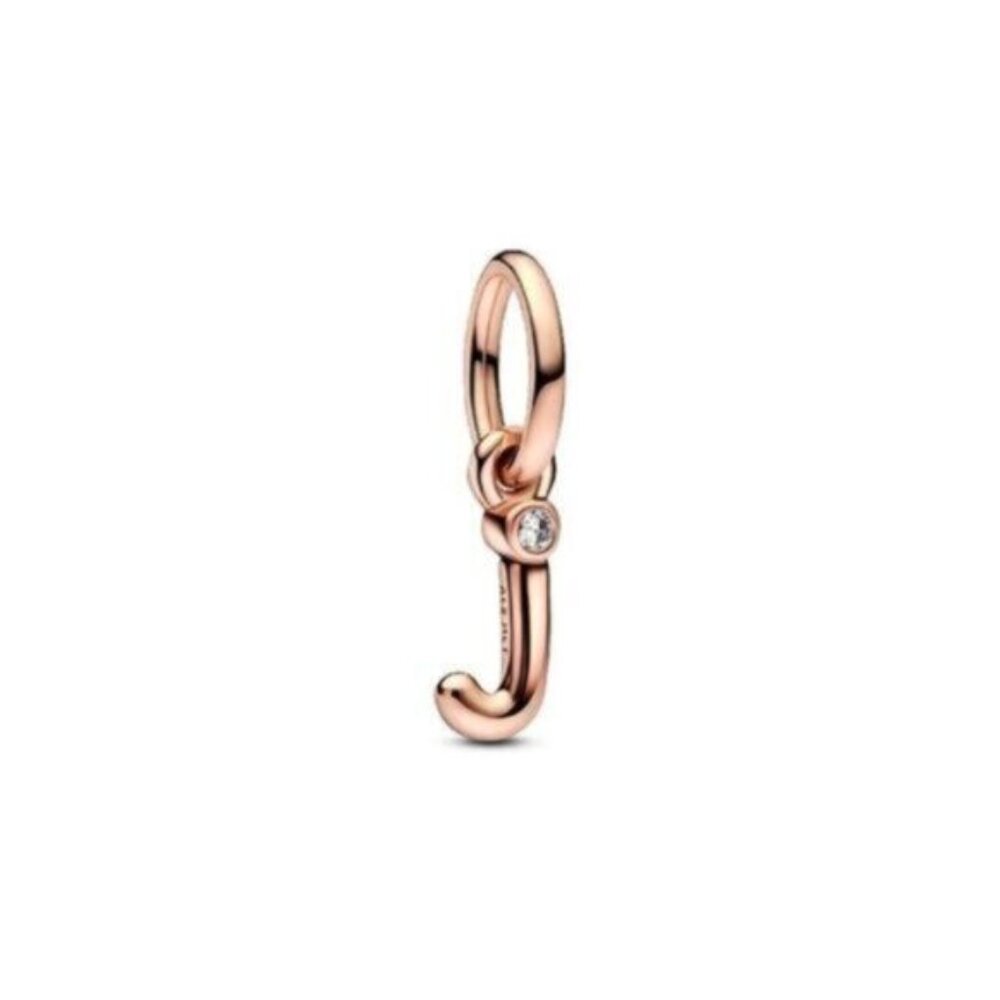 ✅Pandora Moments 14K Rose Gold Plated Cz Dangle Charm